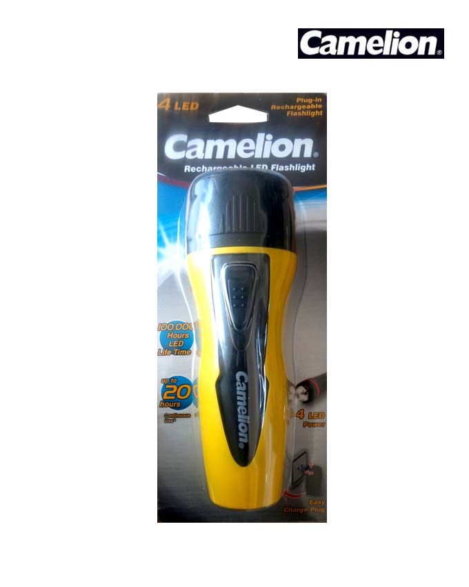 Camelion RHP6041BP 4LED Rechargeable Torch